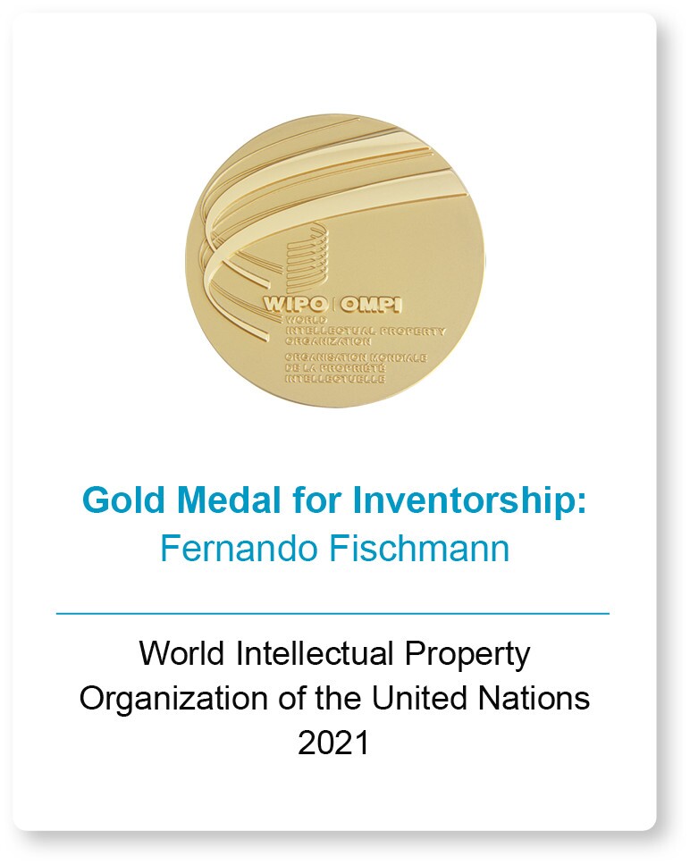 WIPO Gold Medal for Inventorship 2021 awarded to Fernando Fischmann