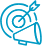 Marketing icon – brand positioning and global communications